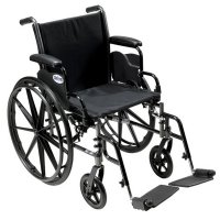 Show product details for Drive Medical Cruiser III Wheelchair, 20" with Removable Desk Arms