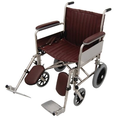 20" Wide Non-Magnetic MRI Transfer Chair with Removable Arms and Legrest
