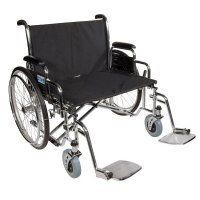 Show product details for Drive Medical Sentra EC Heavy Duty Extra Extra Wide Wheelchair 26", Detachable Full Arms