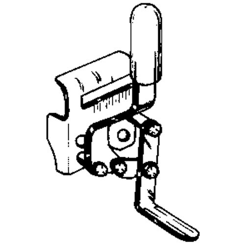 Invacare Brake for Detachable Arm Wheelchair, Pull To Lock, Chrome