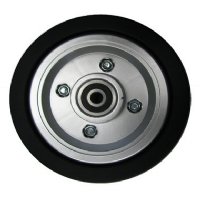 Show product details for Caster Assembly 6" X 2" Black Tire