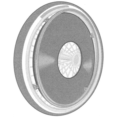 Spoke Protectors for 26 x 1 3/8 Wheelchair Wheels, Black Plastic