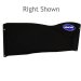 Show product details for Invacare Clothing Guard, Full Length, Black Plastic, Left Side