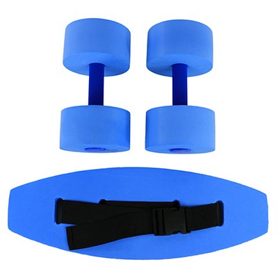 CanDo aquatic exercise kit, (jogger belt, hand bars) Choose Size, Choose Color