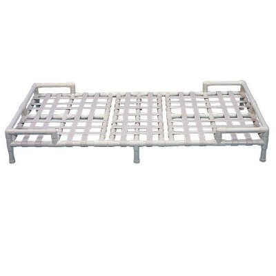 Non-Reclining PVC Bed, 76" Long
