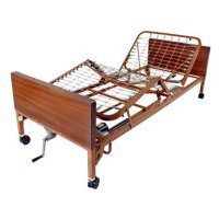 Show product details for Drive Medical Semi-Electric Bed, Single Crank