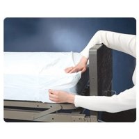 Show product details for Zippered Plastic Mattress Cover - 80" x 36" x 6"