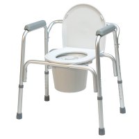 Show product details for 3-In-1 Toilet Assist Commode with Back