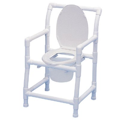 Standard Commode Chair with 12qt Pail
