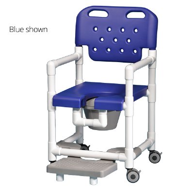 IPU Elite Shower Commode Chair with Footrest