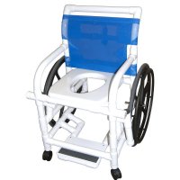 Show product details for PVC Shower Wheelchair