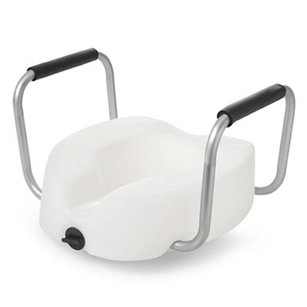 Xpress Raised Toilet Seat with Arms by Invacare