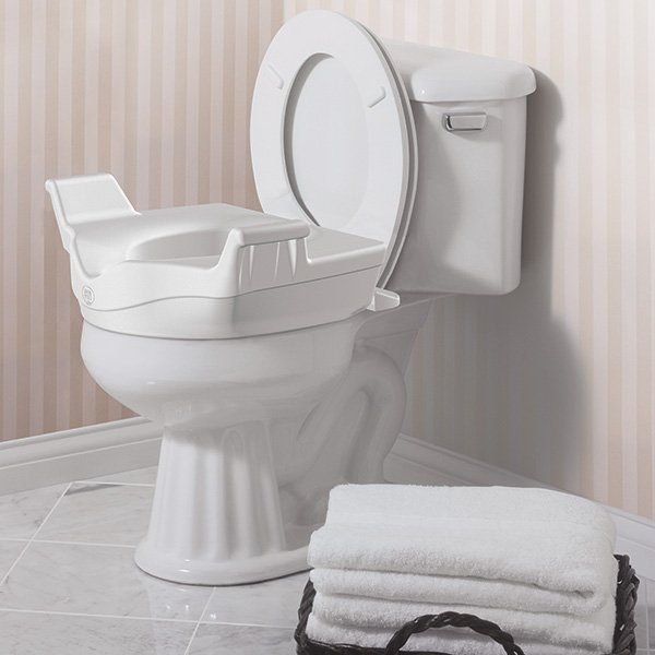 Moen Elevated Toilet Seat with Support Handles