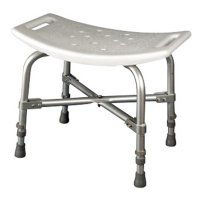 Show product details for Drive Deluxe Heavy-Duty Bath Bench without Back - Weight Capacity - 500 lbs.