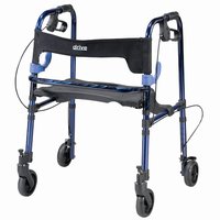 Drive Clever Lite Walker with 8" Wheels, Blue