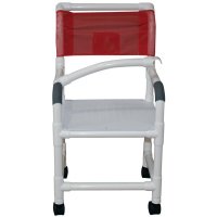 Show product details for MJM Lap Security Bar Upgrade for 22" PVC Shower/Commode Chair (must order with chair)