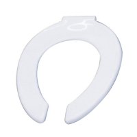 Show product details for MJM Deluxe Elongated Open Front Toilet Seat