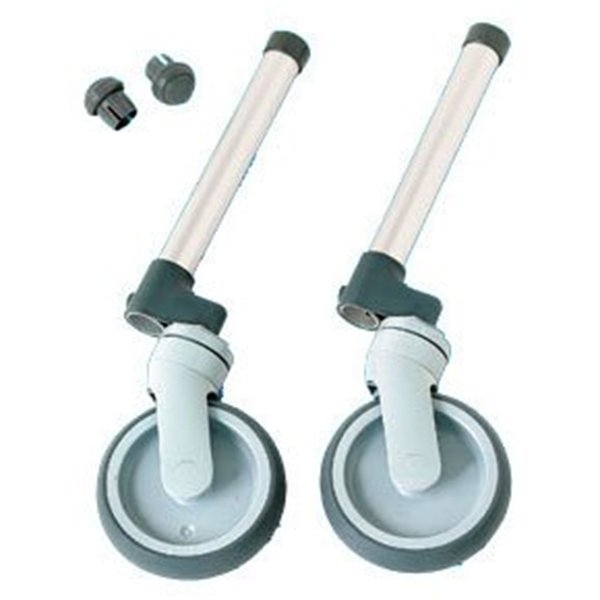 5 Swivel Wheel Attachments with Rear Glide Tips