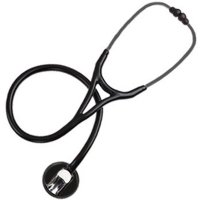 Show product details for 3M Littmann Master Cardiology Stethoscope - 27" Length - Black Coated Chestpiece & Binaurals - Latex Free