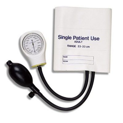 Disposable Single-Patient Use Sphygmomanometers, Large Adult, 5 per Box
