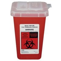 Show product details for One-Quart Disposable Sharps Container