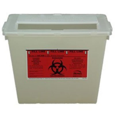 2 Gallon Disposable Sharps Container - Beige