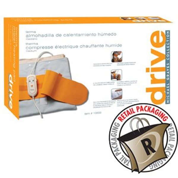 Drive Medical Michael Graves Therma Moist Heating Pad, Medium, 14 x 14