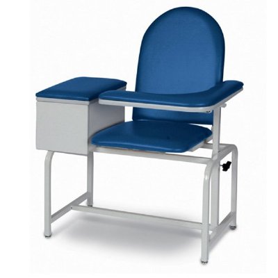 Winco Padded Blood Drawing Chair with Drawer