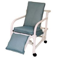 Show product details for ECHO PVC Geri-Chair - 18" Standard with Legrest