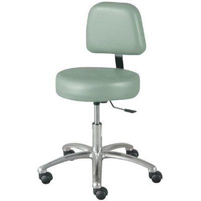 Winco Deluxe Gas Lift Stool with Back