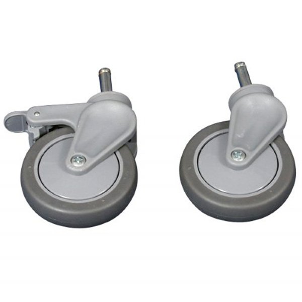Anthros Replacement 4 Composite Casters, 2 Locking & 2 NonLocking