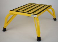 Show product details for Industrial Safety Step Stool 10 Inch Tall - 15 x 19