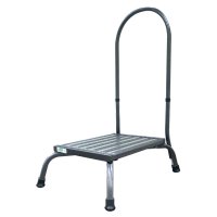 Show product details for Medical Bariatric Step Stool With Handle 8 Inch Tall - 15 x 19