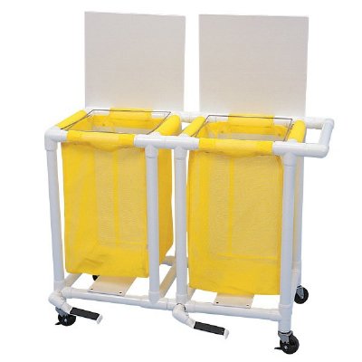 PVC Standard Double Linen Hamper, with Footpedal