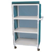 Show product details for Full Quality Linen Cart with 3 Shelves, 32" x 20"