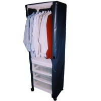 Show product details for Garment Rack w/3 Drawers
