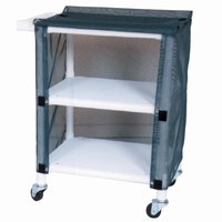 Full Quality Linen Carts - 2 Shelves 31.5" x 37" x 20"