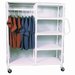 Show product details for Garment Cart with Shelves