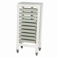 Chart Rack Cart - 10 Charts with Spine 2 3/4" to 4"