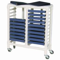 Chart Rack Cart - 20 Charts with Spine 2 3/4" to 4"