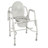 Show product details for Steel Drop Arm Commode
