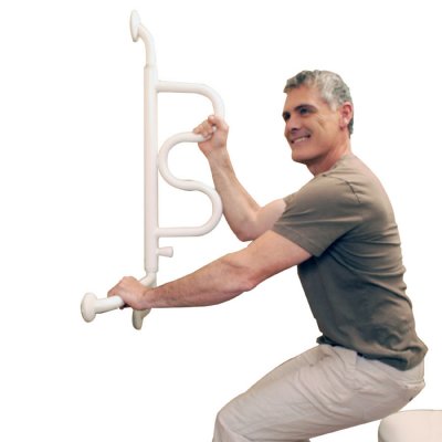 Standers Pivoting Curved Grab Bar