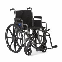 Show product details for Medline K1 Basic Wheelchair with Desk Arms