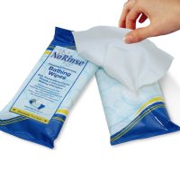 Show product details for No Rinse Wipes - 8 Packs - Case of 24