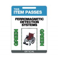Show product details for Rigid Plastic Tag "This Item Passes Ferromagnetic Detection Systems"