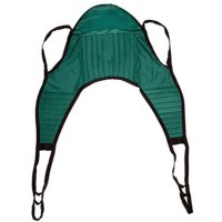Show product details for Divided Leg Padded Solid Patient Sling w/o Head Support