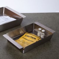 Show product details for Stainless Steel Open Corners Tray