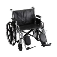 Show product details for Wheelchair STL 24" DDA ELVT LR