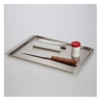 Show product details for Stainless Steel Tray Open Corners