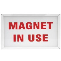 Show product details for Two Sided MRI Lighted Sign, Red, Magnet Always On